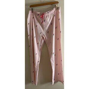 Margaritaville Dreams Womens Medium Pink Parrot Lounge Pajama Pant